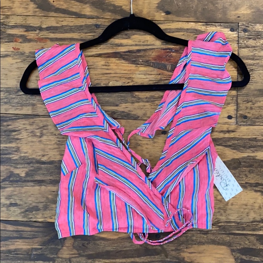 Wild Honey Pink Crop Top. NWT.
